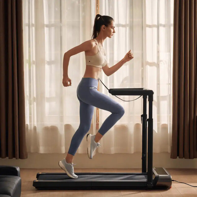 King Smith Foldable Treadmill R3 Hybrid+ side armrest