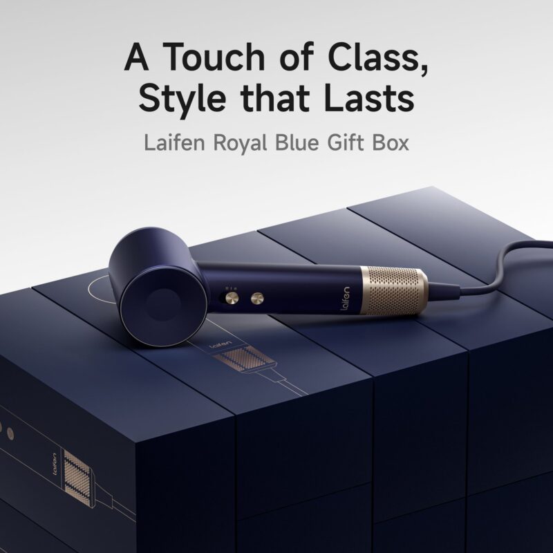 Laifen Swift Premium Hair Dryer - Golden Blue