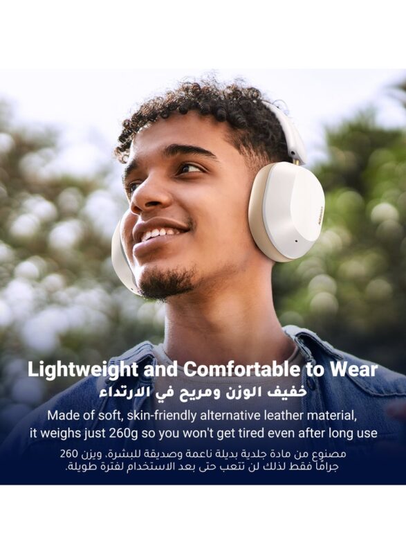 Ugreen Hitune Max5C Hybrid Active Noise-Cancelling Headphones White