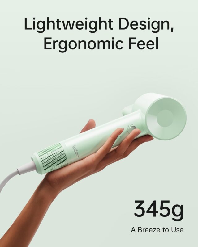 Laifen SE Lite Hair dryer; 1400W; 19m/s; 100,000 RPM _ Green