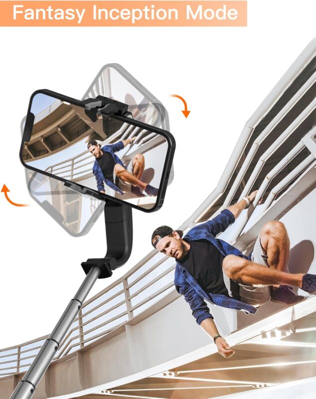 Hohem Isteady Q Smart Tripod Gimbal, with Face Tracking & 360°Rotation - White