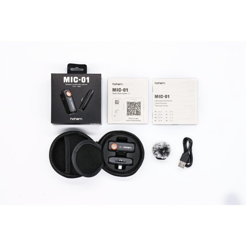 Hohem (1Tx-1Rx) Usb-C Wireless Mic