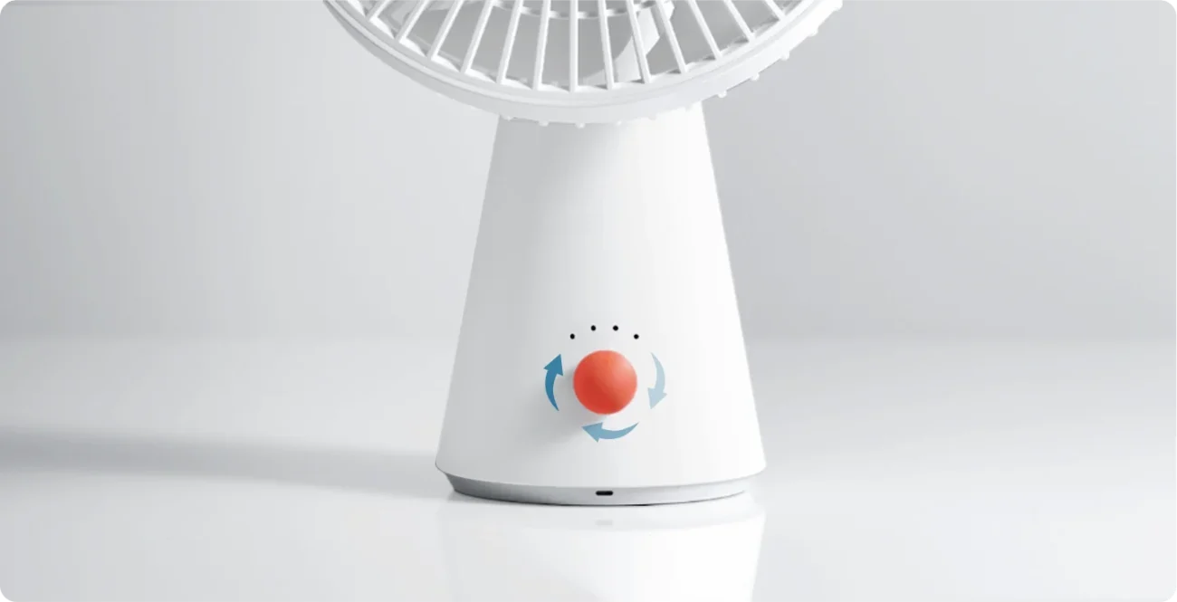 Xiaomi Rechargeable Mini Fan - White