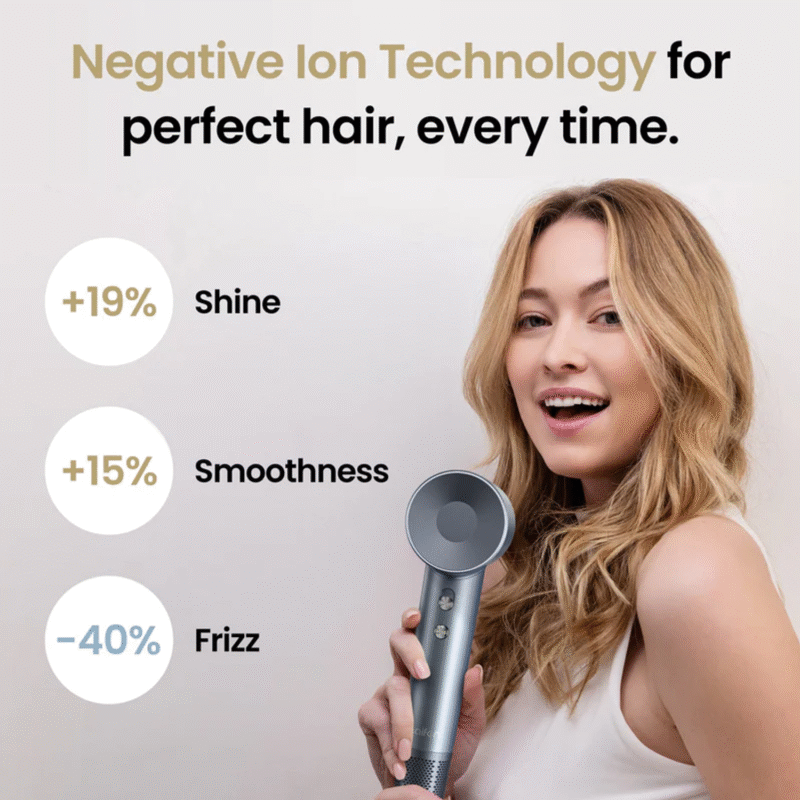 Laifen Swift Special Hair Dryer - Silver Blue