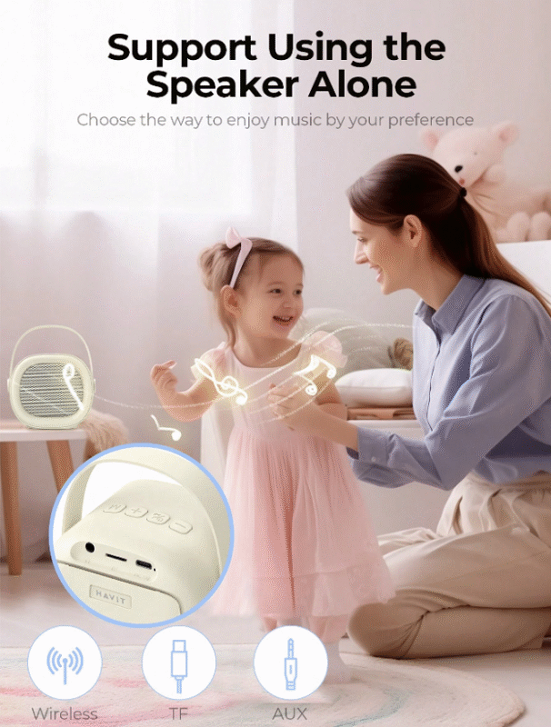 Havit Audio series-Bluetooth speaker SK819BT BEIGE