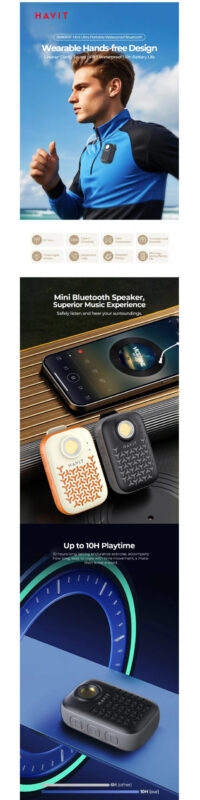 HAVIT Wireless Speaker SK868BT Waterproof
