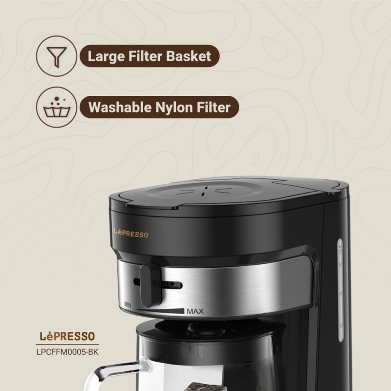 Lepresso Cold Brew Machine Ice Coffee & Tea - Black