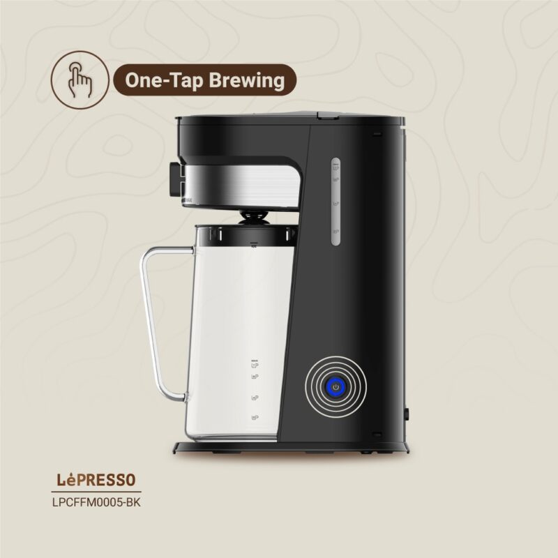 Lepresso Cold Brew Machine Ice Coffee & Tea - Black