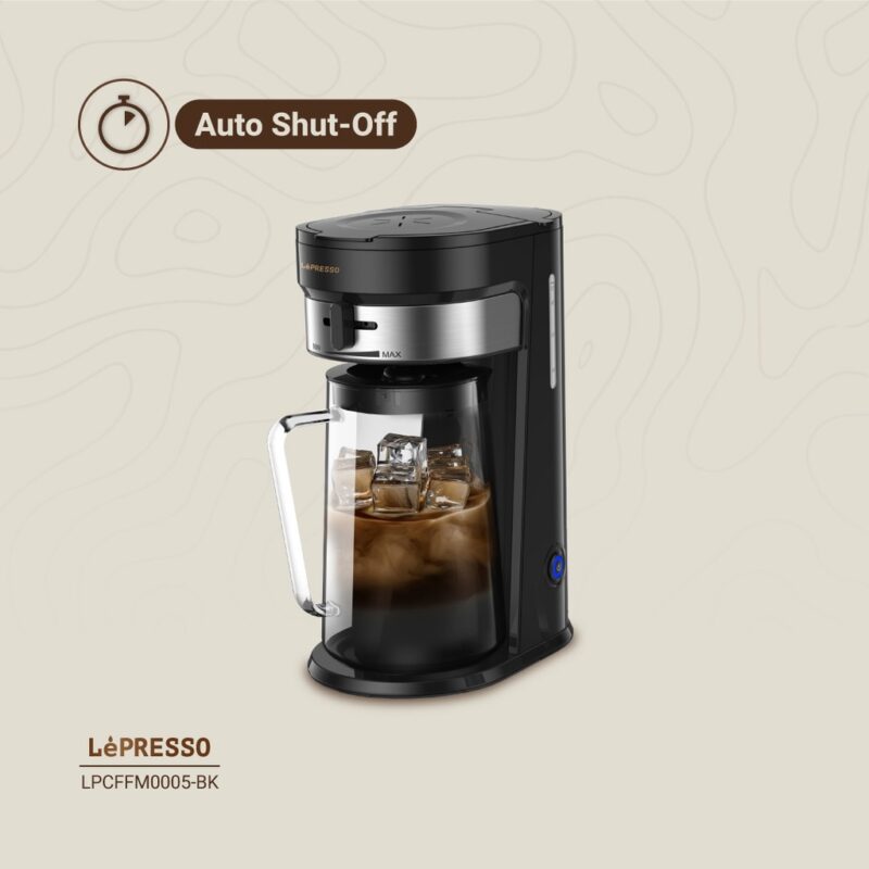 Lepresso Cold Brew Machine Ice Coffee & Tea - Black