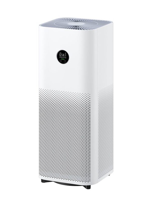 Smart Air Purifier 4 Pro 500M³/H, Hepa & Carbon Filter, Oled Display, Smart Control, Low Noise – Ideal For Large Rooms Up To 60M², Removes Allergens, Pollutants & Odors – White