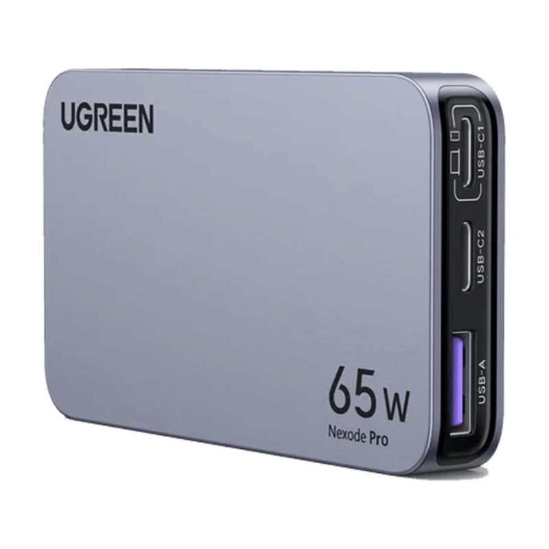 Ugreen Nexode Pro - 3Port Gan Ultra -Slim Fast Charger - 65W