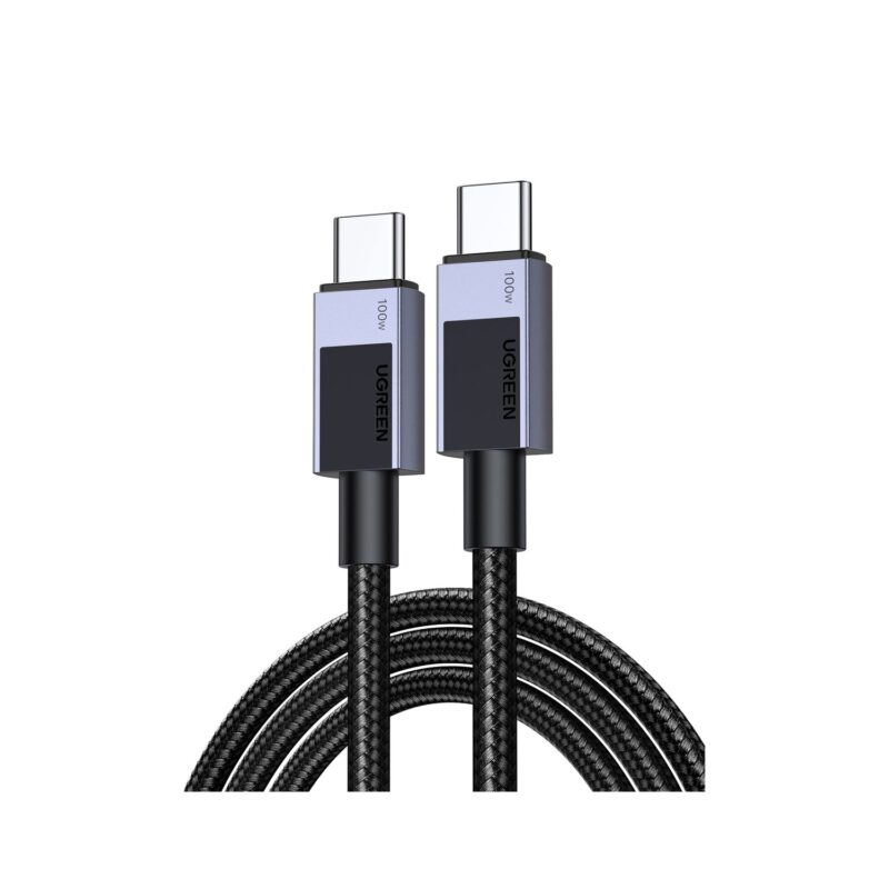 Ugreen Usb-C To Usb-C Pd Fast Charging Cable 5A Max Space Grey 1M