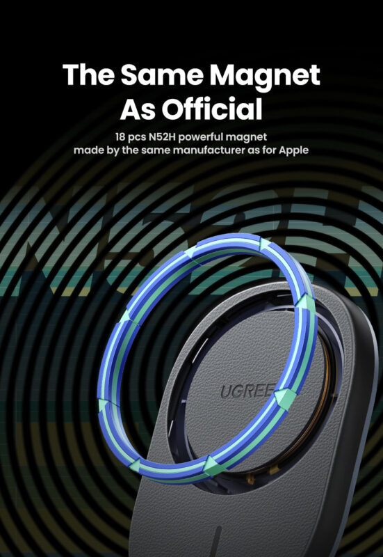 Ugreen Magnetic Car Wireless Charger 15W