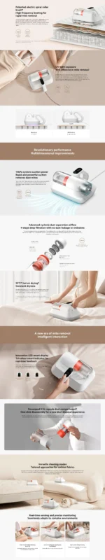 Xiaomi Dust Mite Vacuum Cleaner Pro Gb - White