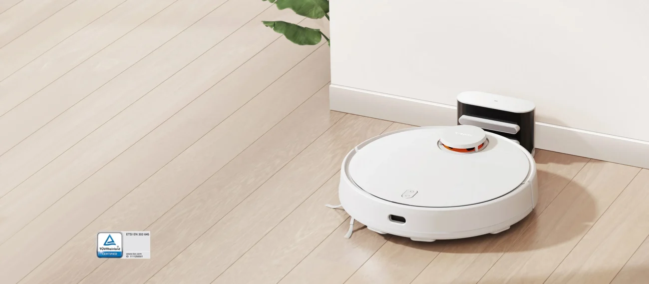 Mi Robot Vacuum S10 – 4000Pa Suction, Lds Laser Navigation & Smart Mopping For Effortless Home Cleaning (Bhr6388Gb) - 45 W S10 White