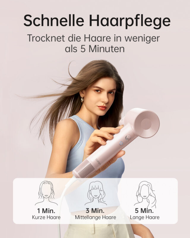 Laifen Se Lite Hair Dryer; 1400W; 19M/S; 100,000 Rpm