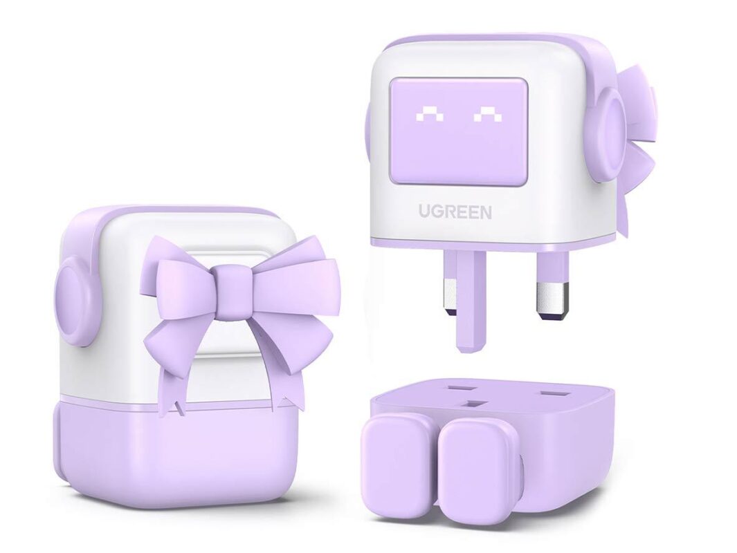 Ugreen 35292 Nexode Rg - 65W - 3-Port Gan Fast Charger Uk - Purple