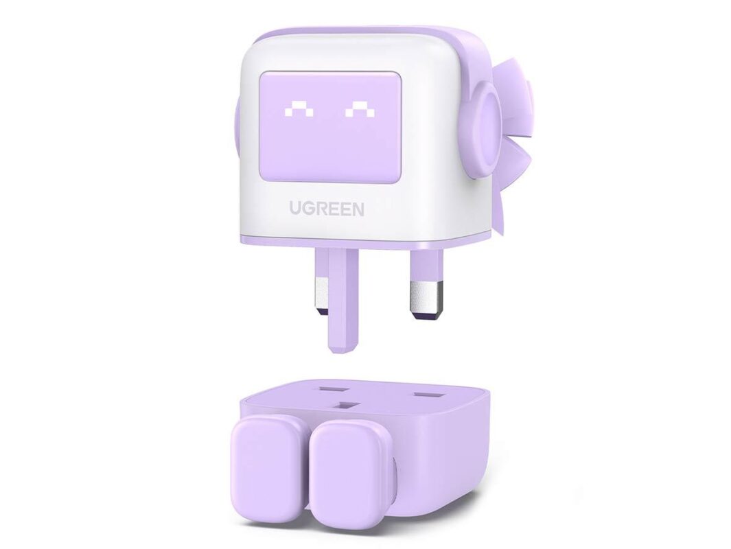 Ugreen 35292 Nexode Rg - 65W - 3-Port Gan Fast Charger Uk - Purple