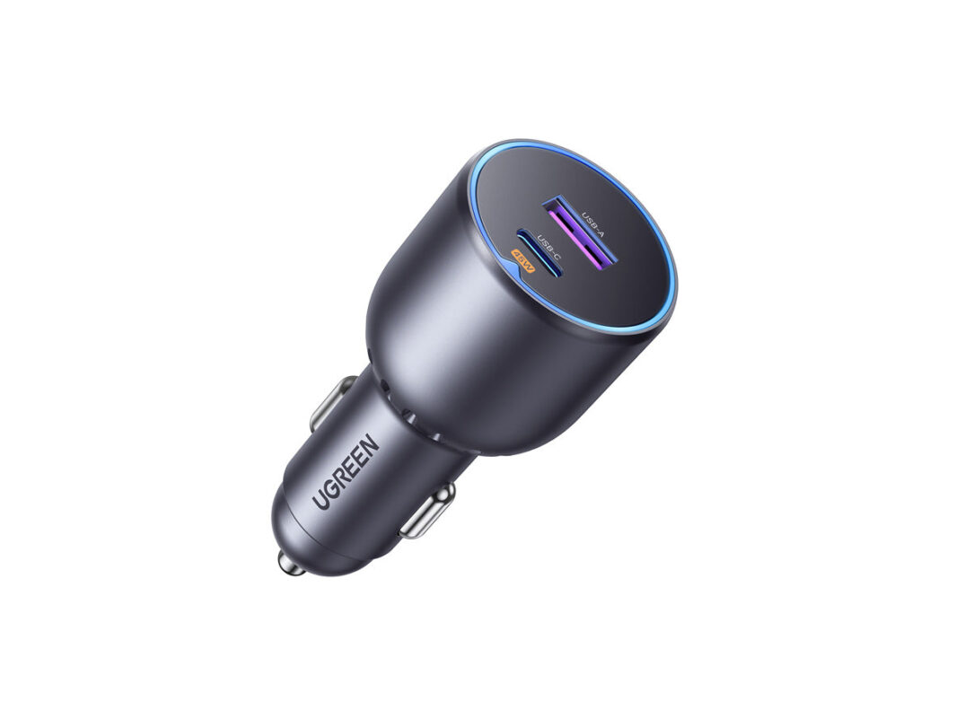 Ugreen 63W 2-Port Fast Car Charger
