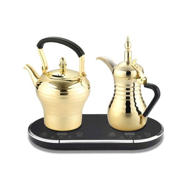 Lepresso Dual Pot Arabic Coffee And Tea Dallah - Gold
