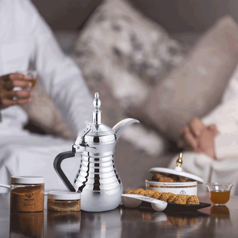 Lepresso Arabic Coffee And Tea Dallah - Silver