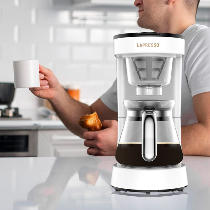 Lepresso Drip Coffee Machine Bs Plug 0.75L - White