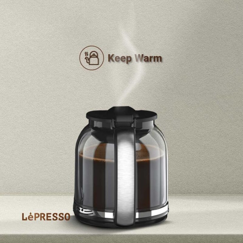 Lepresso Dual Brew Drip Coffee & Espresso Machine - Black