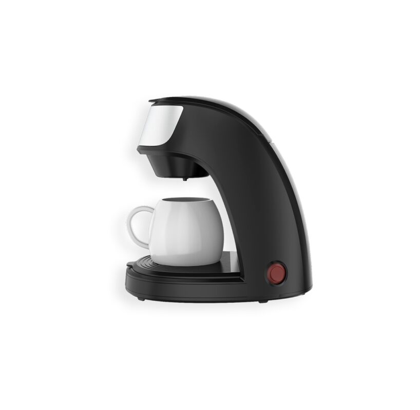 Lepresso Mini Coffee Maker With Mug 450W - Black