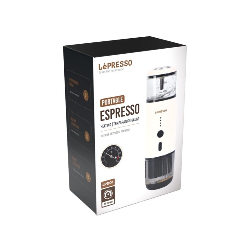 Lepresso Portable Espresso Machine - White