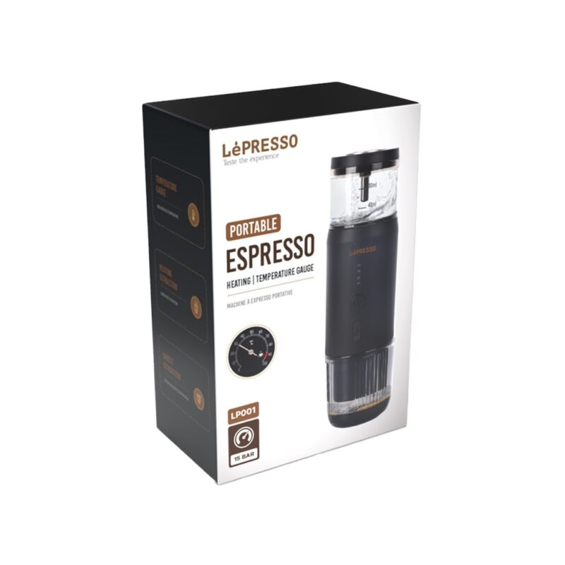 Lepresso Portable Espresso Machine - Black