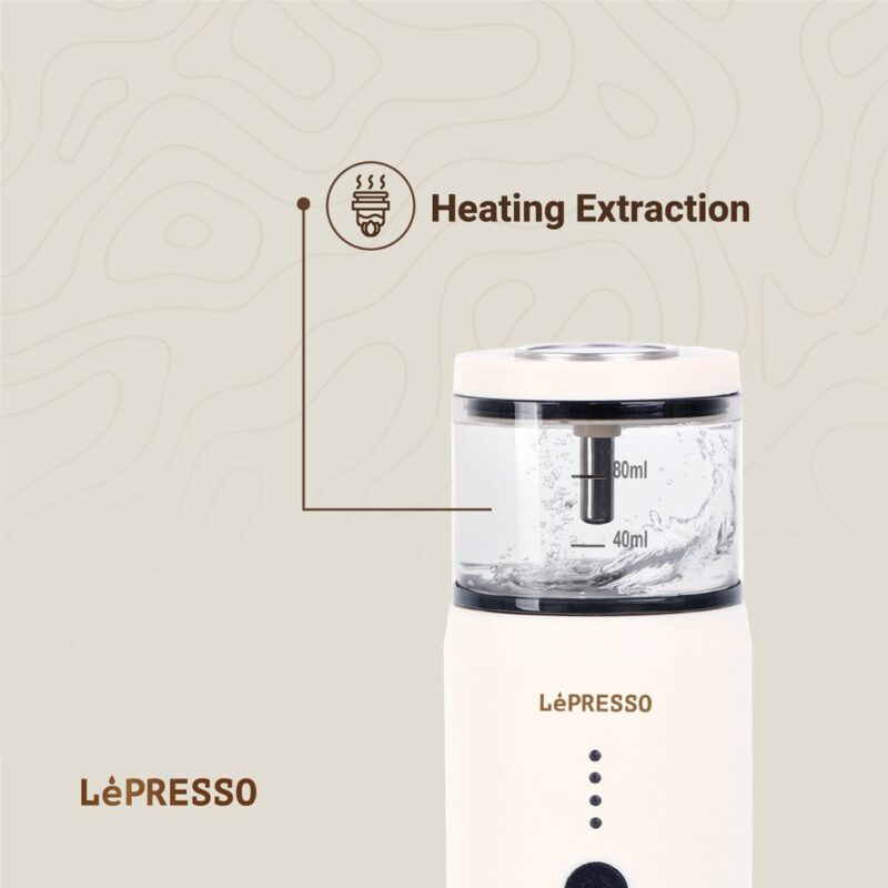 Lepresso Portable Espresso Machine - White