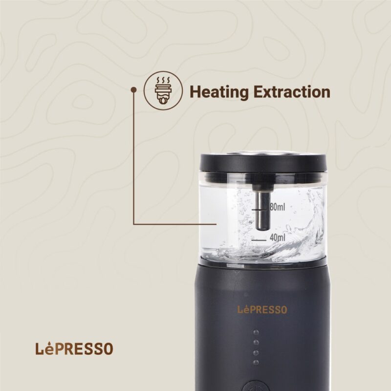 Lepresso Portable Espresso Machine - Black