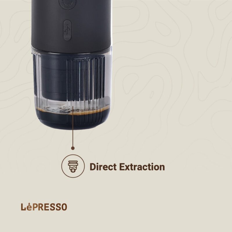 Lepresso Portable Espresso Machine - Black