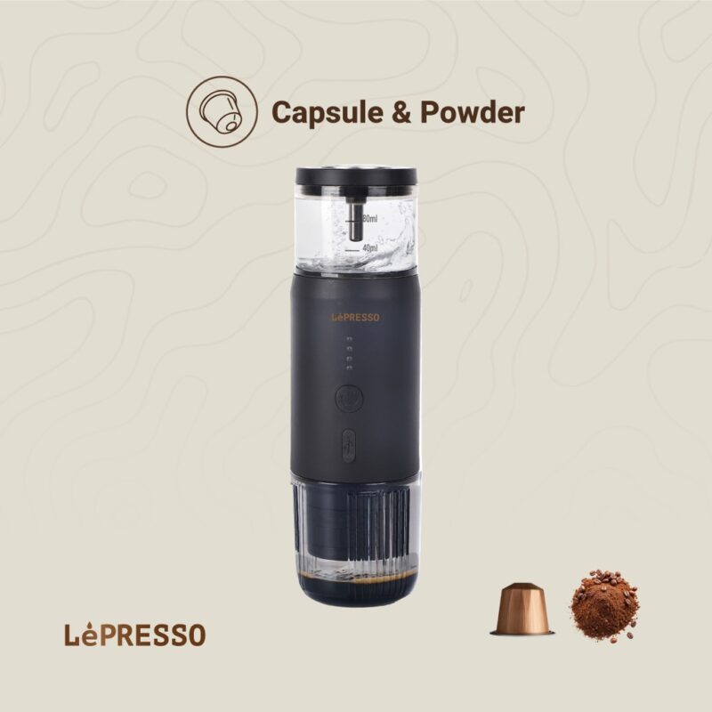 Lepresso Portable Espresso Machine - Black