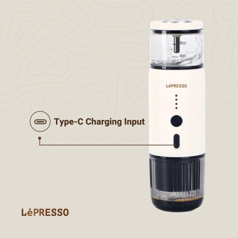 Lepresso Portable Espresso Machine - White