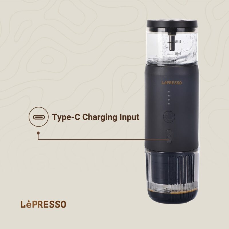 Lepresso Portable Espresso Machine - Black