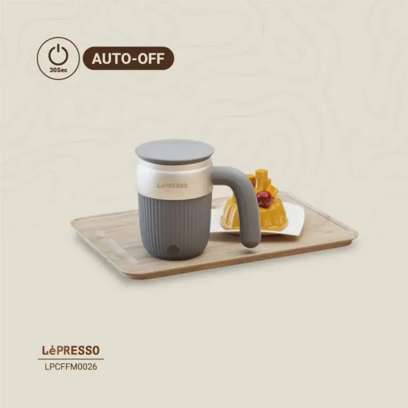 Lepresso Auto Magnetic Stirring Mug 450Ml - Gray