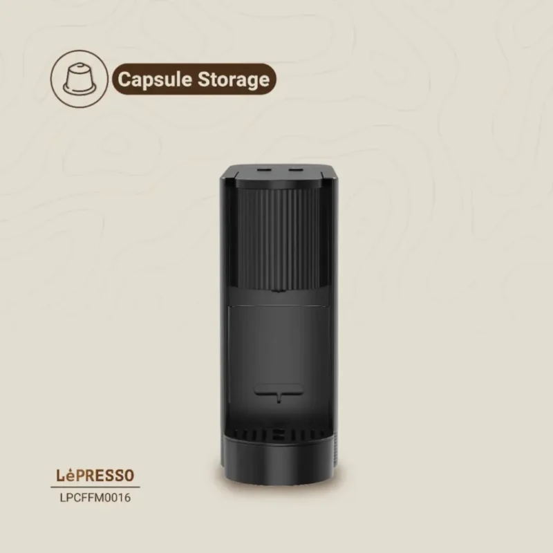 Lepresso Automatic Capsule Coffee Maker - Black