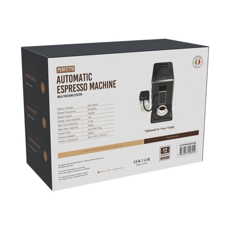 Lepresso Automatic Espresso Machine - Black