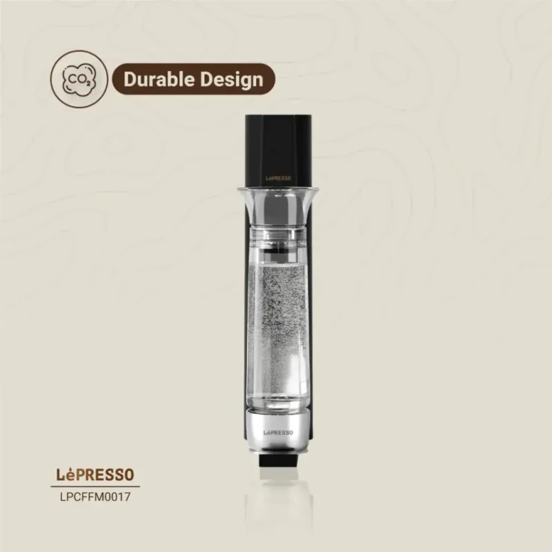 Lepresso Carbonator Instant Sparkling Water 800Ml - Black