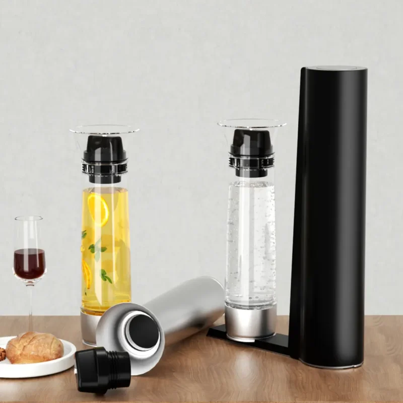 Lepresso Carbonator Instant Sparkling Water 800Ml - Black