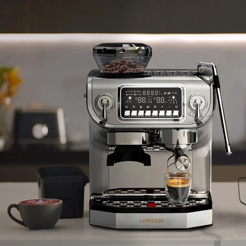 Lepresso Dual Boiler Espresso Machine - Silver