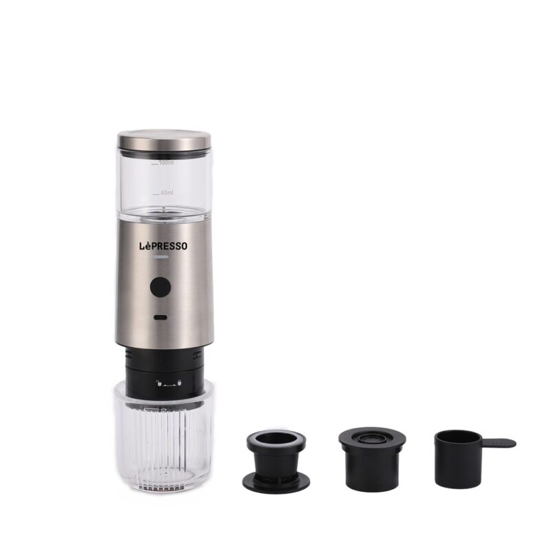 Lepresso Stainless Steel Portable Espresso Maker