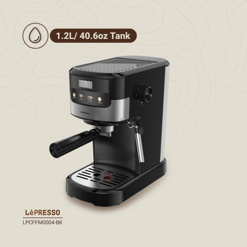 Lepresso Suprema Espresso Machine - Black