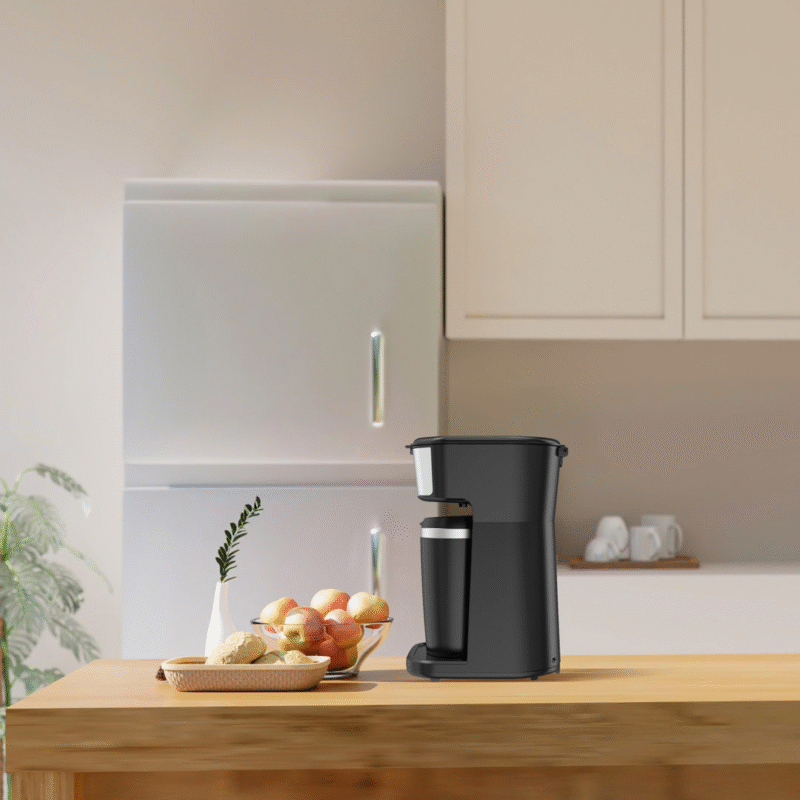 Lepresso Coffee Maker With Travelling Mug 450W - Black